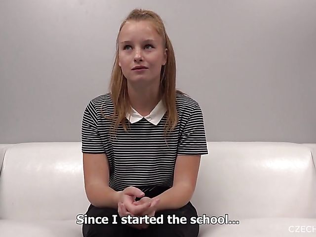 Czech casting blowjob from your point of view from young Barbora