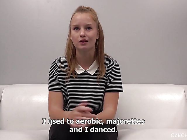 Czech casting blowjob from your point of view from young Barbora