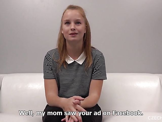 Czech casting blowjob from your point of view from young Barbora