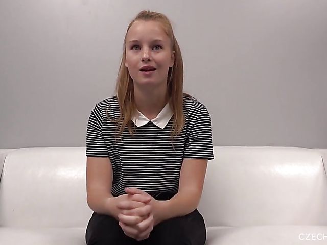 Czech casting blowjob from your point of view from young Barbora