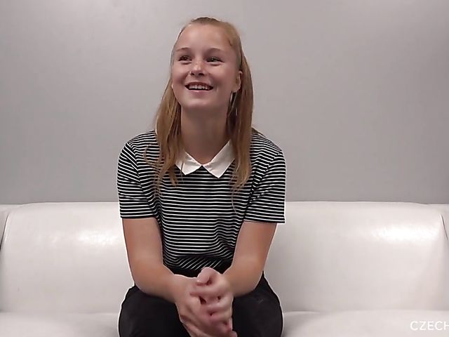 Czech casting blowjob from your point of view from young Barbora