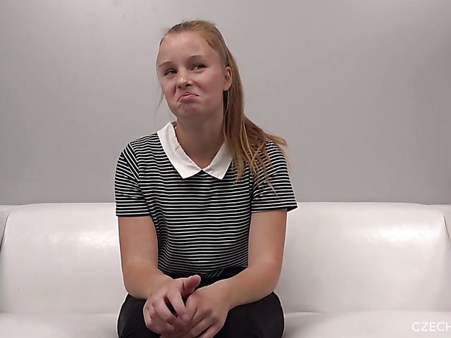 Czech casting blowjob from your point of view from young Barbora