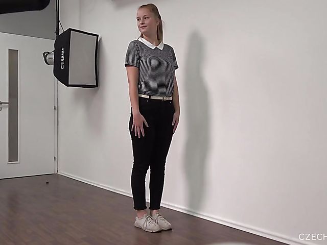 Czech casting blowjob from your point of view from young Barbora