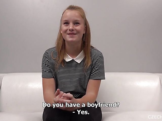 Czech casting blowjob from your point of view from young Barbora