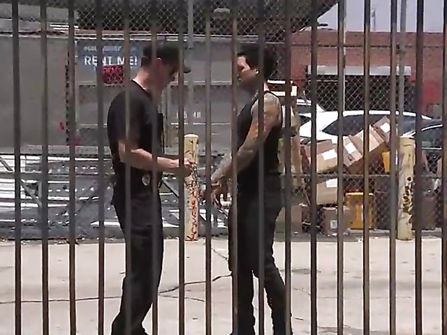 Anal bondage with big breasted Ivy Lebelle and heavily tattooed Small Hands 