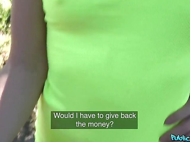 Kittina Clairette - Outdoor sex for cash in the forest