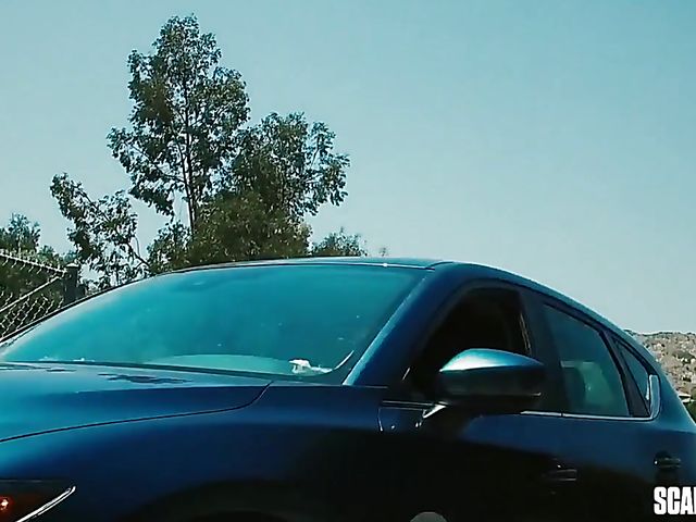 Backyard hardcore threesome with squirting Karla Kush and busty Luna Star