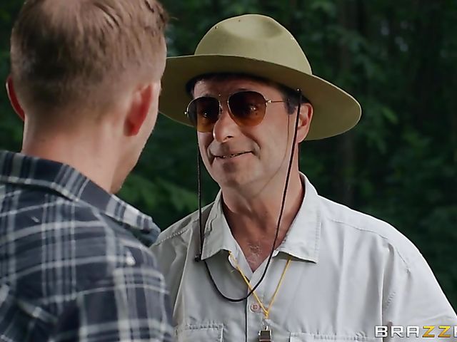 Busty outdoor fuck with extremely hot camper Alice Judge