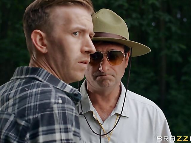 Busty outdoor fuck with extremely hot camper Alice Judge