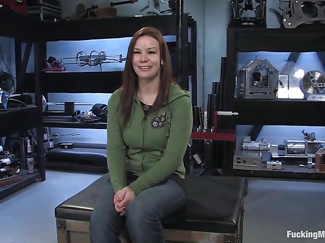 Tongue chainsaw is Sasha Sky's favorite fucking machine