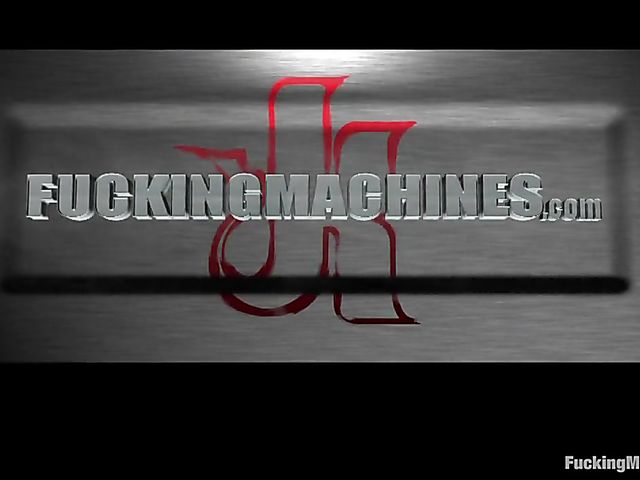  Ivy Brook's dripping pussy drilled by dildo machines