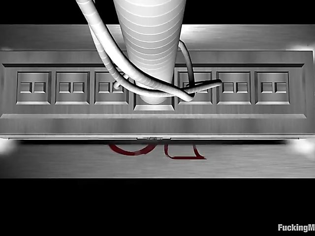 Hard machine pussy stimulation with shaved Sarah Shevon