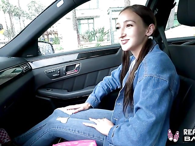 Skinny POV girl Carmen Rae gets a hard dick