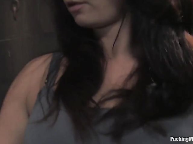 Perfect boobed tied machine slave Holly West