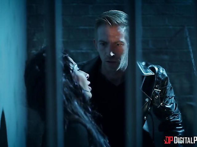 Madison Ivy - Prison fuck with fake tits babe in boots and fishnets 