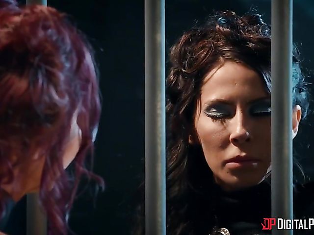 Madison Ivy - Prison fuck with fake tits babe in boots and fishnets 