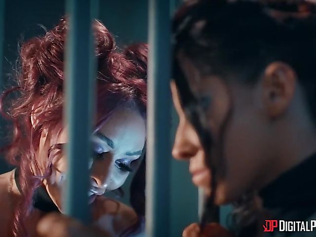 Madison Ivy - Prison fuck with fake tits babe in boots and fishnets 