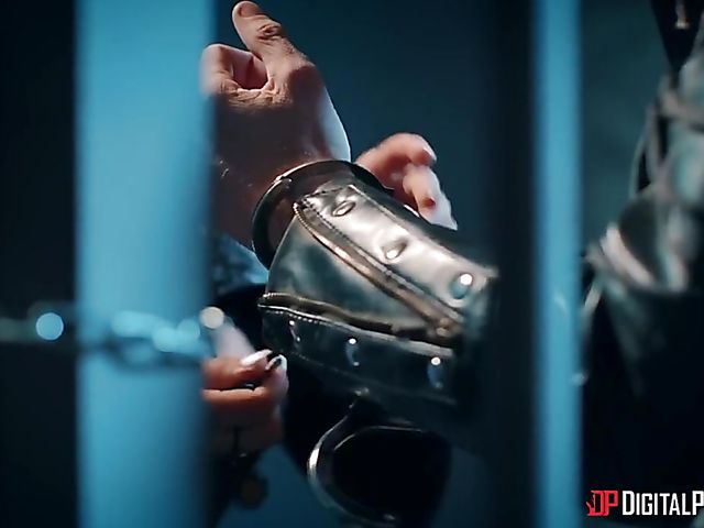 Madison Ivy - Prison fuck with fake tits babe in boots and fishnets 