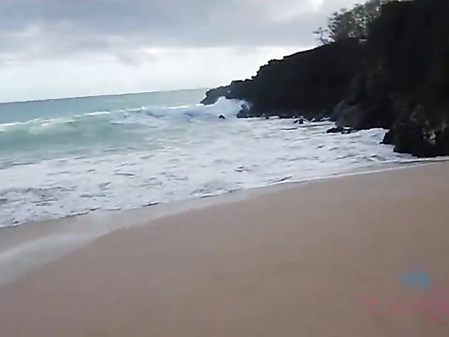 Nude beach girlfriend Chloe Temple shows off her tiny body