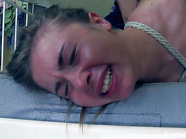 Birthday bondage gangbang and anal with Roxy Bell  