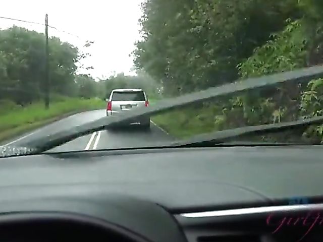 Mi Ha Doan gets her wet pussy fingered in the car