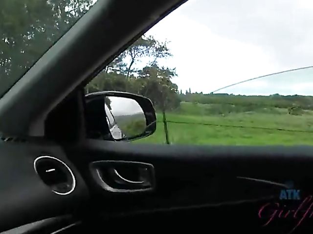 Mi Ha Doan gets her wet pussy fingered in the car