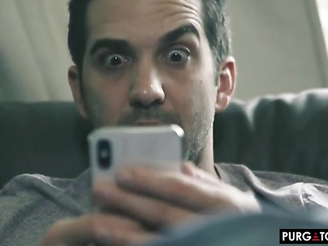 Jaye Summers - Blowjob threesome with her husband's friend