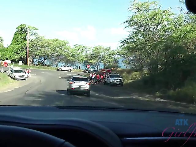 Teen glasses blonde Victoria Gracen gets boned in nature