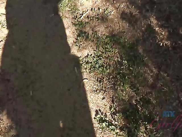 Teen glasses blonde Victoria Gracen gets boned in nature