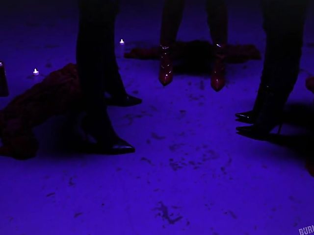 Latex boots anal with tattooed freak Joanna Angel