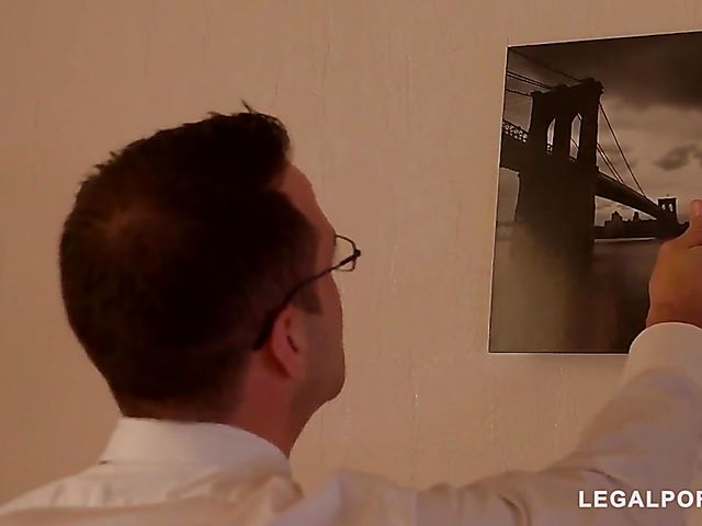 Blue Angel - Tape tied schoolgirl spanking and fucking 