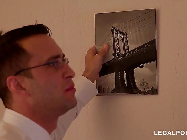 Blue Angel - Tape tied schoolgirl spanking and fucking 