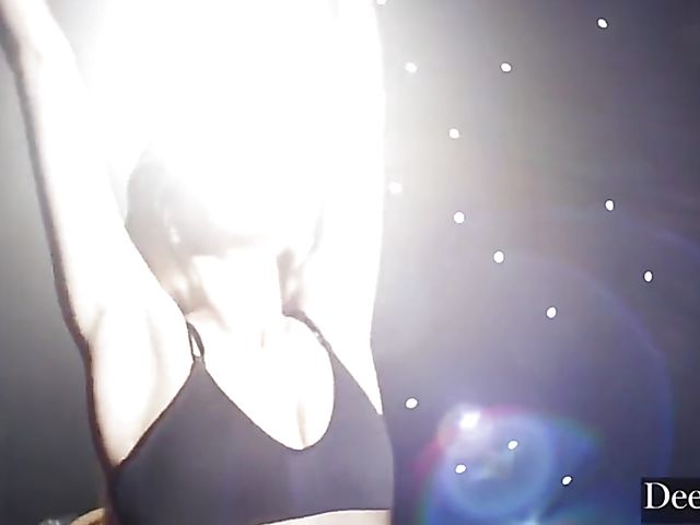 Ballerina sex on stage with slender Vanna Bardot