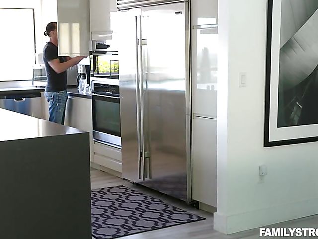 Sleeping mom has no idea her horny daughter Gianna Gem fucks her husband