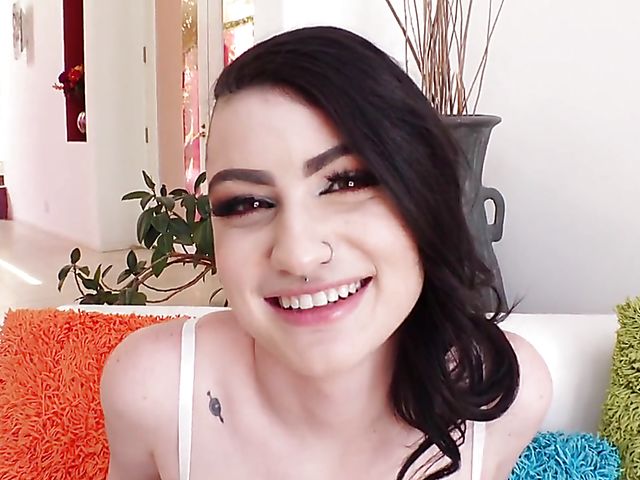 Hard anal in front of cam with punk girl Lydia Black