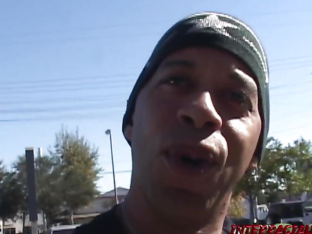 Black monster cock anal 3some with white slut Arianna 