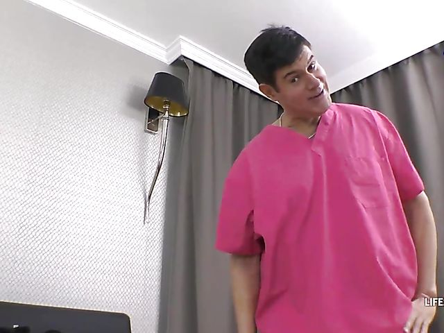 POV titjob with well-endowed nurse Josephine Jackson