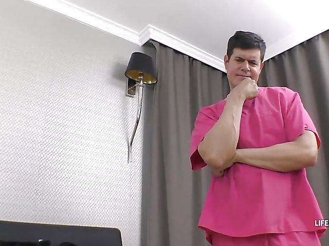 POV titjob with well-endowed nurse Josephine Jackson