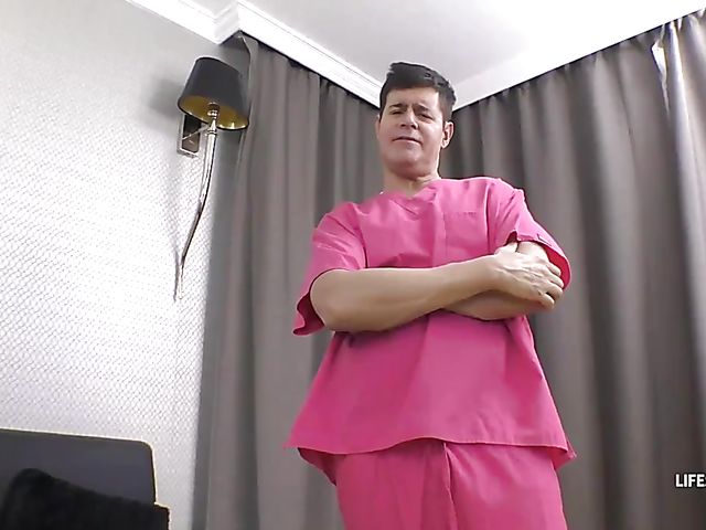 POV titjob with well-endowed nurse Josephine Jackson