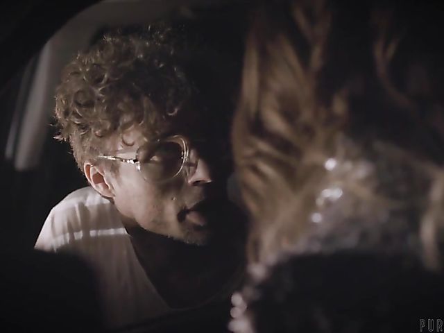 Big tittied MILF in silver Cherie DeVille pegging and fisting guy after getting her pussy boned