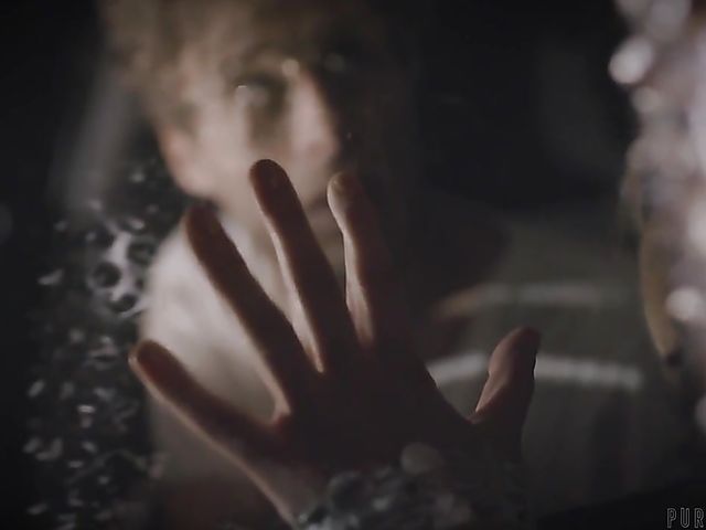 Big tittied MILF in silver Cherie DeVille pegging and fisting guy after getting her pussy boned