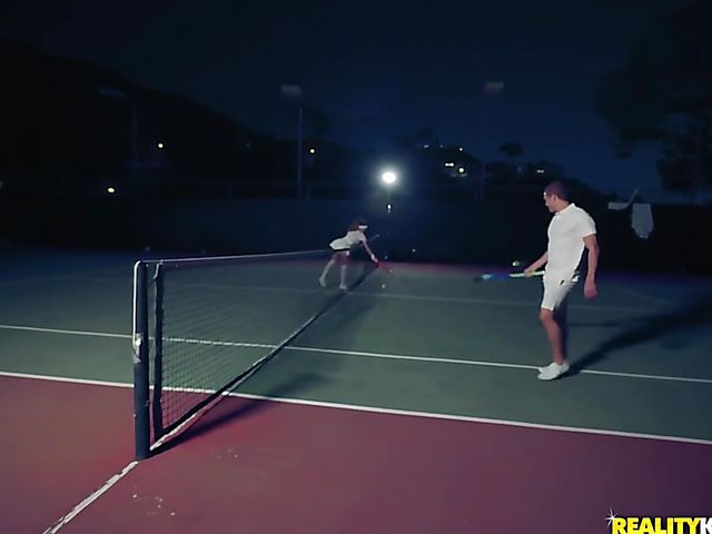 Hardcore fuck with sexy tennis star Megan Rain 