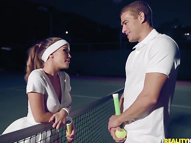 Hardcore fuck with sexy tennis star Megan Rain 
