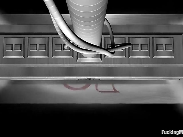 Fuck machine addict Ariel loves tits stimulation