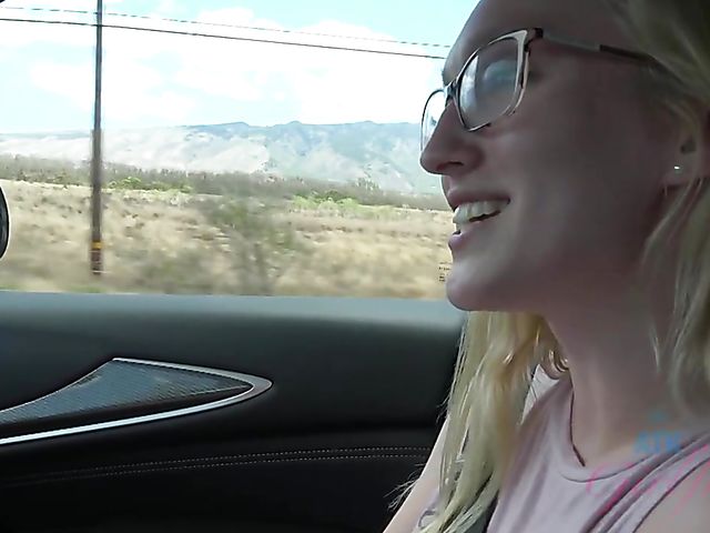 Underwater pussy of his skinny dipping girlfriend Victoria Gracen