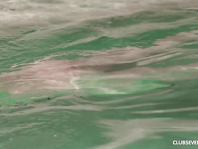 Swimming pool sex with easy teen Alessandra Amore