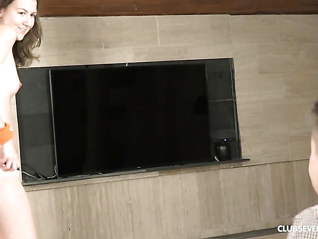 Swimming pool sex with easy teen Alessandra Amore