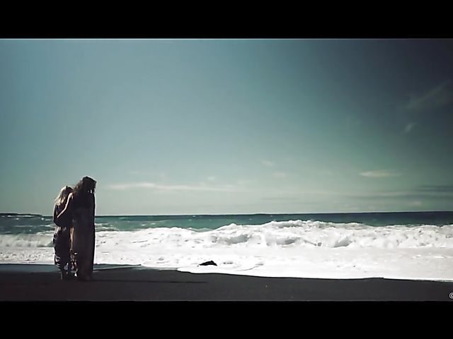 Olivia Sin & Emylia Argan - Sensual lesbian love by the ocean 