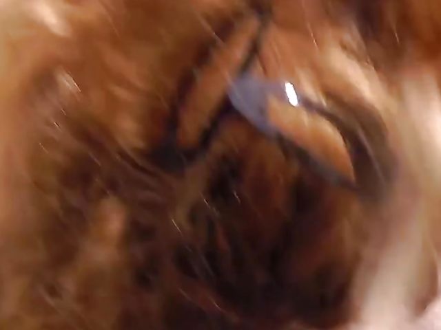 Good sex in bed and golden shower in the bath with long-haired curly redhead Reza L