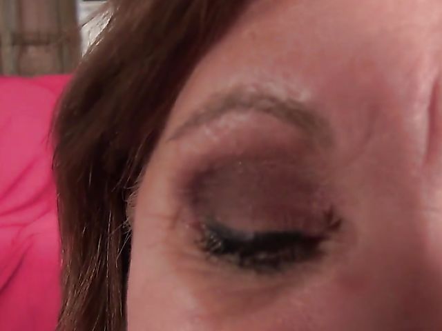 Pantyhose mature Auntie Marie fingers herself and wants to suck your cock